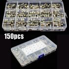 150 Piece Quick Blow Glass Tube Fuse Set 5x20mm Fast blow Fuses 01A 30A