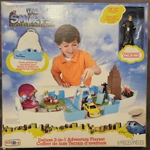 SMURFS ESCAPE FROM GARGAMEL 2 IN 1 ADVENTURE PLAYSET. NIB Toys R Us exclusive - Picture 1 of 2