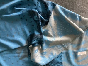 PASHMINA SCHAL CASHMERE KOPFTUCH PAREO GESCHENK BLAUTÖNE MUTTERTAG - Bild 1 von 5