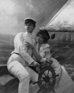 Vintage Women Posing As Couple 8x10 Reprint Of Old Photo - Picture 1 of 1