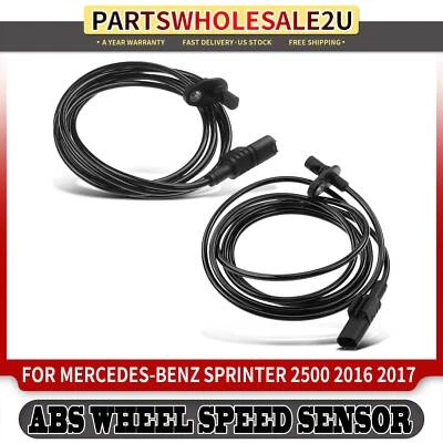 2x Sensor de velocidad de rueda ABS trasero izquierdo y derecho para Mercedes-Benz Sprinter 2500 2016-2017 Foto 1 de 4