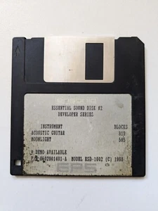 Ensoniq Essential Sound  Sample EPS Floppy Disk - Acoustic Guitar - Moonlight  - Picture 1 of 2