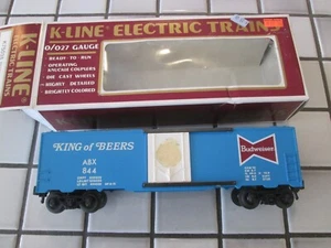 K-LINE BUDWEISER BEER REEFER CAR O/O27 - Picture 1 of 8