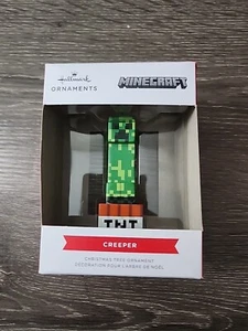 Videojuego 2023 Hallmark Ornament Tree Minecraft Green Creeper en TNT - Imagen 1 de 6