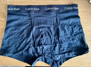 Neue Calvin Klein Cotton Stretch Hipster Trunks, Navy, Large - Bild 1 von 2
