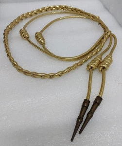 Vintage Jordan Aiguillette Gold Wire Cord Army Officer Military Navy Army 1970s - Picture 1 of 8