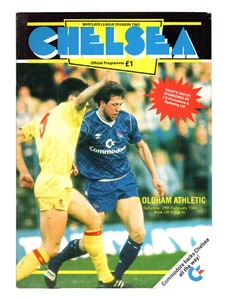 Chelsea FC v Oldham Athletic 1988-1989 Division Two 25/2/1989 - Picture 1 of 1