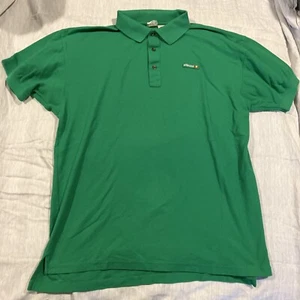 Vintage- Ellesse - Tennis / Golf Polo - Beautiful Kelly Green- Size 8 / Large - Picture 1 of 7
