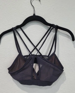 Alo Yoga Diamond Bra Black Brown Size S - Picture 1 of 10