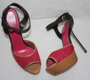 SERGIO ROSSI A17670 BUBBLE/TERRE/EBANO #10us $649 - Imagen 1 de 7