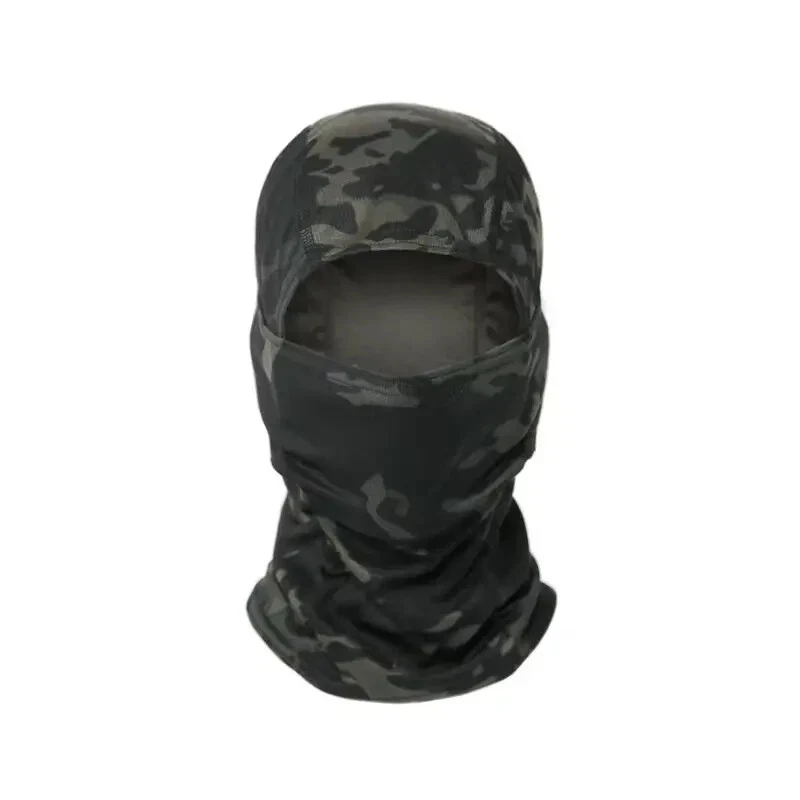 Military Balaclava Dark Urban Camouflage - Black/Grey/Olive Unisex and Unisize - Image 1 of 4
