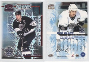 1998-99 Pacific Revolution Red Missing Serial Number /299 Rob Blake #65 HOF