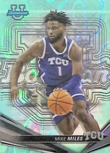 2022-23 Topps Bowman's Best U University TCU Mike Miles Aqua Lava /199 - Bild 1 von 2