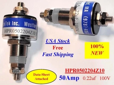 NEW, NexTek, HPR050, 50Amp, 100V, High Current, Feed through, EMI, RFI, Filter - Image 1 of 4