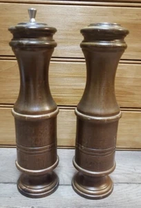 Juego de molino de pimienta y salero 9" Banton de Vic Firth EE. UU. Usado - Imagen 1 de 8