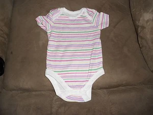0-3 Months 100% cotton, girls Pink,purple,white,yellow,green Faded Glory Jumper. - Picture 1 of 1