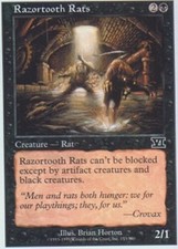 Razortooth Rats X4 (6th Edition) MTG (NM) *CCGHouse* Magic