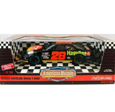 American Muscle Ertl 1/18 Texaco Havoline Ford Jarrett T-Bird Officially License - Image 1 of 4