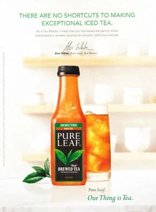 PURE LEAF TEA AD #8 RARE 2018 OUT OF PRINT  - Picture 1 of 2