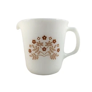 Corning Summer Impressions Ingwer Milchkännchen USA Milchglas Vintage - Bild 1 von 12