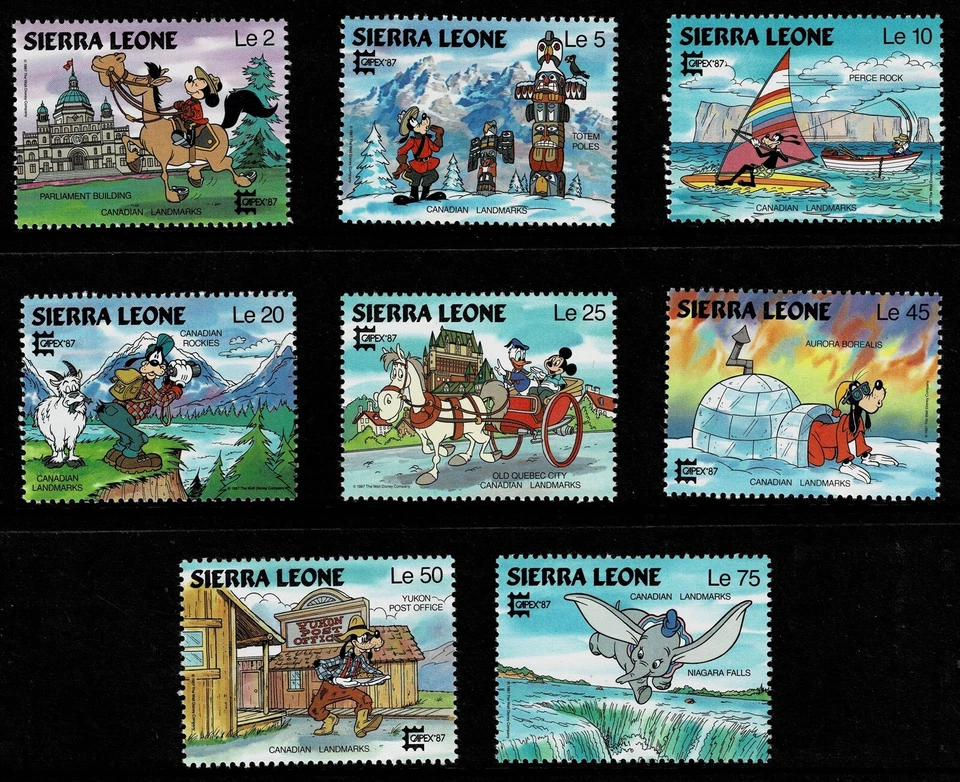 DISNEY - SIERRA LEONE - 1987 DISNEY ISSUE - MUH - DIS 202 - Image 1 of 1