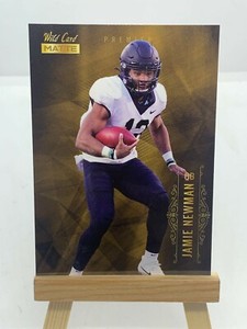 JAMIE NEWMAN 2021 🙌 Wild Card Matte Premier Gold Wake Forest RC MBC-23