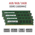 16Go 8Go 4Go PC3L-12800 DDR3L 1600Mhz 240Pin 1.35V DIMM Mémoire SDRAM Samsung FR