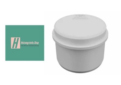 +GF+ Silenta Premium PP Kappe Verschlusskappe Rohr DN90 Weiß NEU - Bild 1 von 4