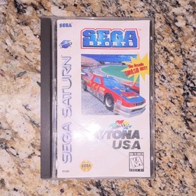 Daytona USA Sega Saturn Complete in Box, Manual Included, Multiplayer