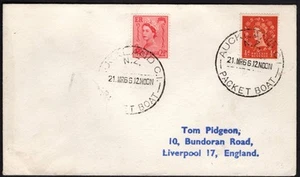 GB Maritime Mail. Fine Auckland Packet Boat Cancellation dated 21st March 1966 - Picture 1 of 2