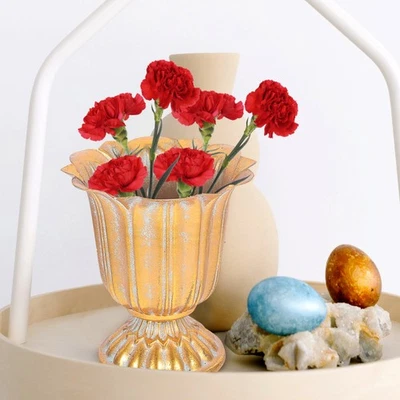  1 stück Vintage Eisen Blumentopf für Gartenarbeit Klassische Designvase für - Bild 1 von 4