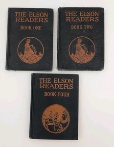 1920s The Elson Readers Book 1, 2, 4 Antique Acceptable Condition - Picture 1 of 18