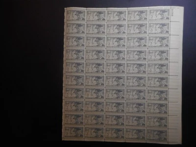 Scott 998, 3 cent, United Confederate Veterans, Sheet - Image 1 of 2