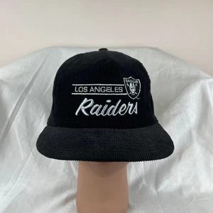 Vintage 1980er Los Angeles LA Raiders ANNCO Cord Snapback Mütze Cap NFL - Bild 1 von 8