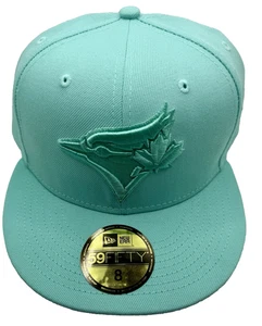 Toronto Blue Jays New Era 59FIFTY MLB Color Pack Fitted Hat - Teal Size 8 - Picture 1 of 3