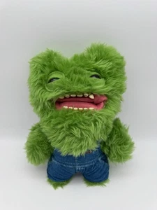 "Fuggler Old MacFuggler Verde Divertido Monstruo Feo Juguete Suave Peluche 9""" - Imagen 1 de 3