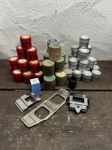 Lot Of 40+ 1950s Vintage French Film 35mm Educational Reels - School, Home Etc. - Picture 1 of 16