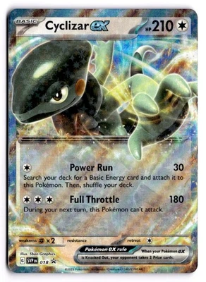 Pokémon - Cyclizar ex - 018 SV: Scarlet & Violet Promo Cards 018 HOLO - Image 1 of 2