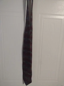 Vintage Zylos George Machado elegante King-Krawatte italienische Seide burgunderblau - Bild 1 von 4