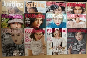 Lot 12 Assorted Vogue Knitting International Magazine 2003-2014 Fashion Sewing - Picture 1 of 13