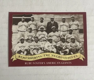 1992 Tuff Stuff Remembering the Negro Leagues #7 Rube Foster - Picture 1 of 2