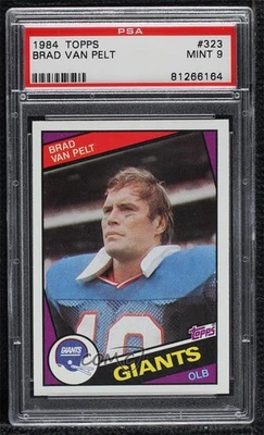1984 Topps Brad Van Pelt #323 PSA 9 MINT - Image 1 of 2