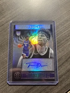 2020-21 Illusions TERENCE DAVIS II Trophy Collections Auto #TC-TDV KINGS  A2 - Picture 1 of 2