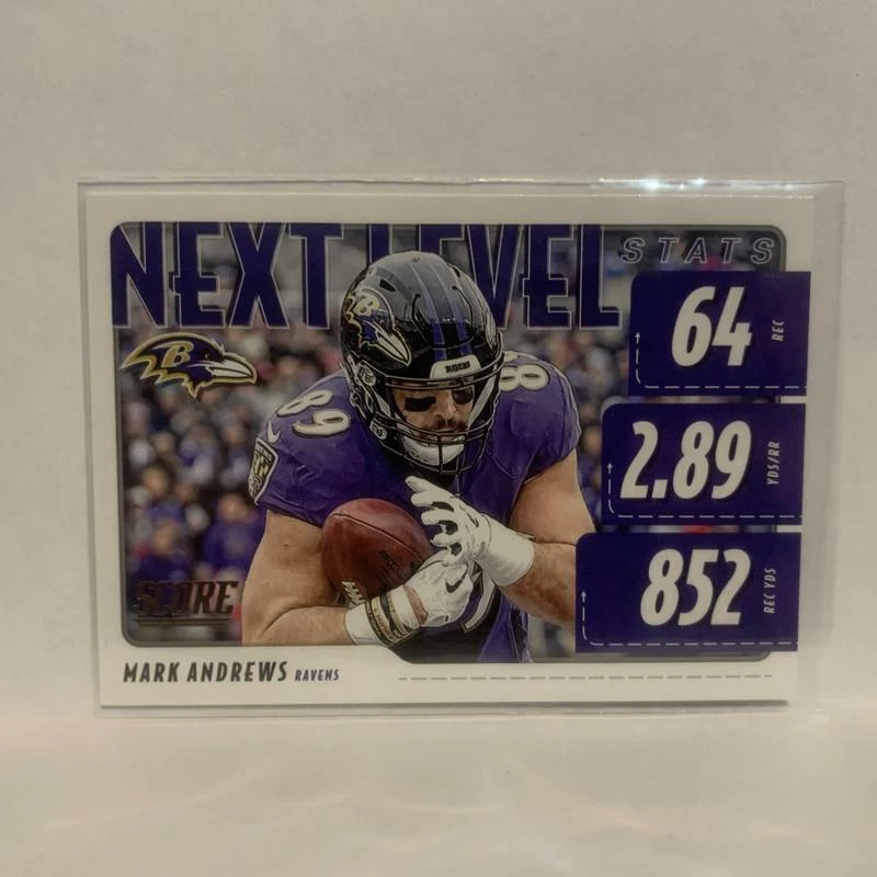 NLS-MA Mark Andrews Baltimore Ravens 2020 Score Football Card LW - Image 1 of 2