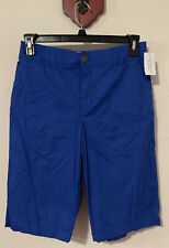 Christopher Banks Signature Womens Size 4 Blue Chino Bermuda Shorts NWT! A5847