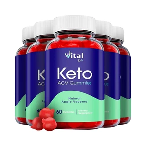 5-Pack Vital Keto Gummies - Vital Keto ACV Gummys For Weight Loss - 300 Gummies - Picture 1 of 3