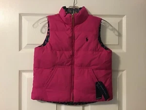 Polo Ralph Lauren girls vest reversible size M 8/10 - Picture 1 of 5