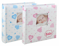 Baby's Lovely Hearts Fotoalbum für 200 Fotos in 10x15 cm Baby Foto Memo Album