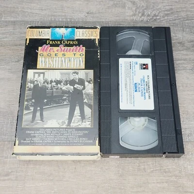 Mr Smith Goes to Washington (VHS 1989) Columbia Classics James Stewart Foto 1 de 2