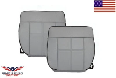 Cubiertas de asiento de cuero grises inferiores para conductor y pasajero Lincoln Mark LT 2006 2007 Foto 1 de 4